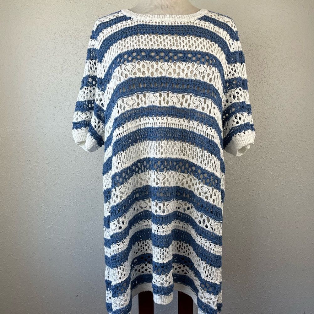 CJ Banks Loose Knit Sweater Size 3X EUC